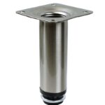 Πόδι αλουμινίου Φ30mm - 10cm MAT