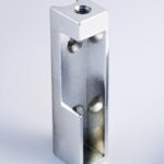 Πέταλο χρωμέ για ορθογώνιο σωλήνα Φ25 x 10mm
