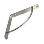 Βάση ραφιών 220x220mm νίκελ ματ